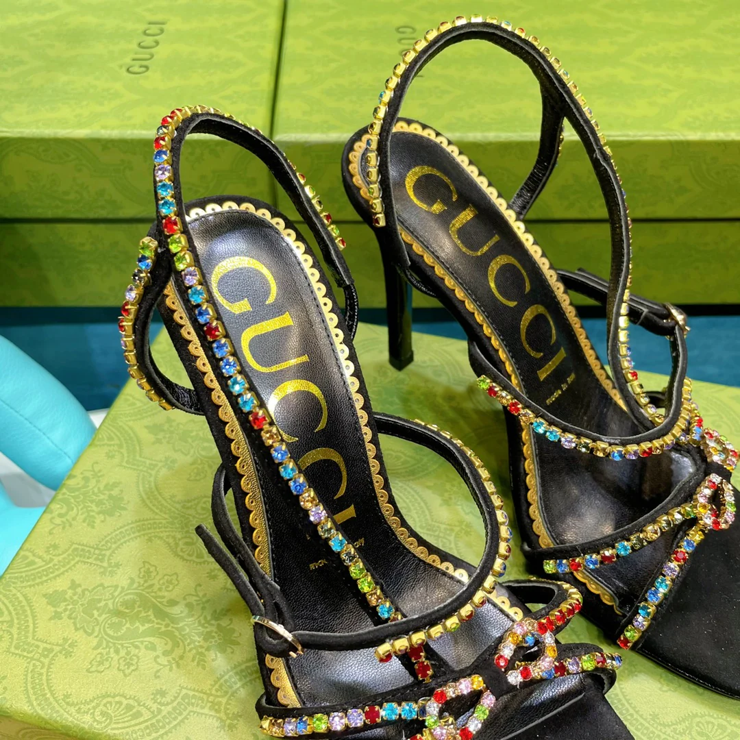 Босоножки на высоком каблуке Gucci - 1