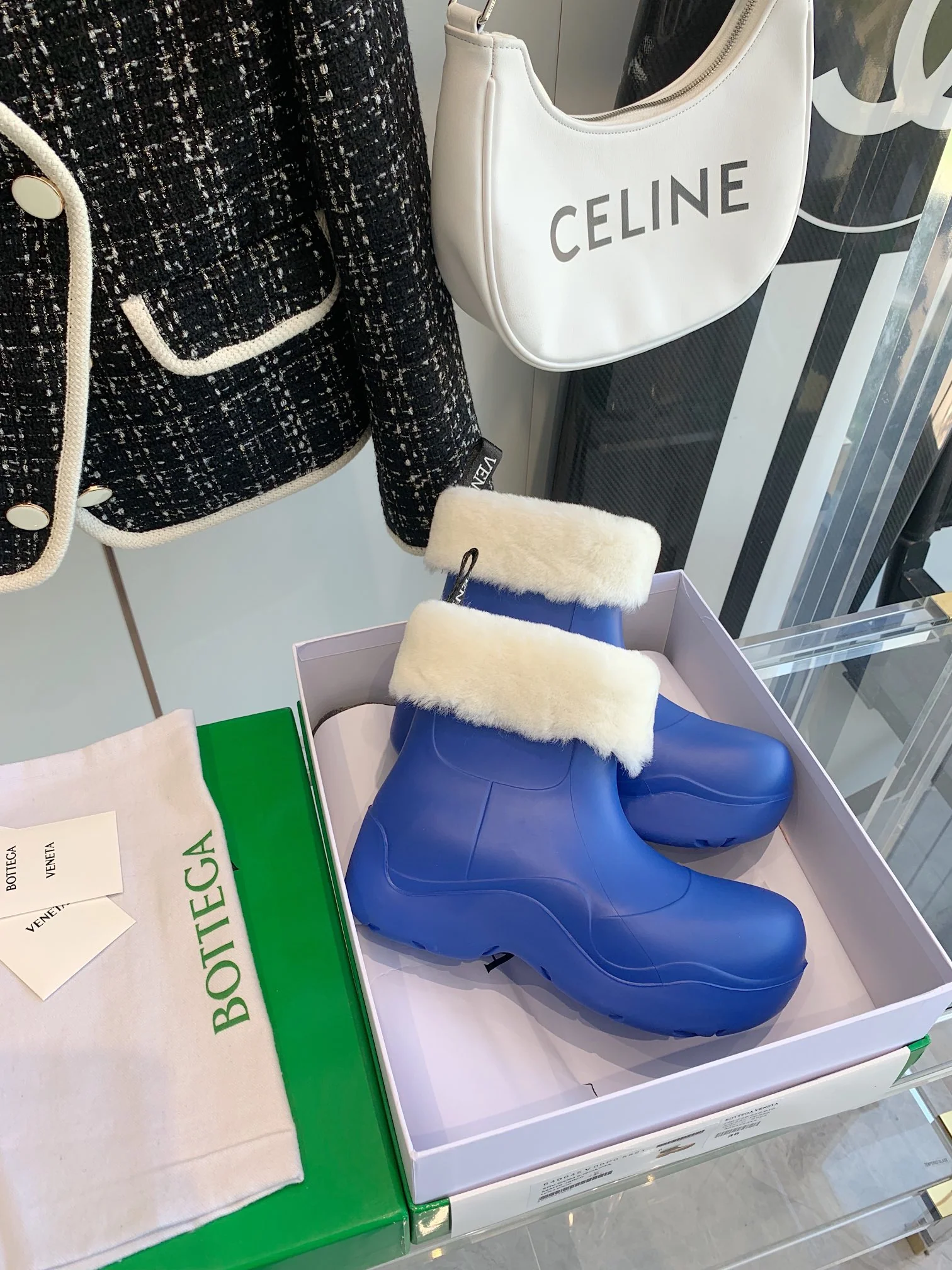 BV - Шерстяные зимние сапоги - Синие