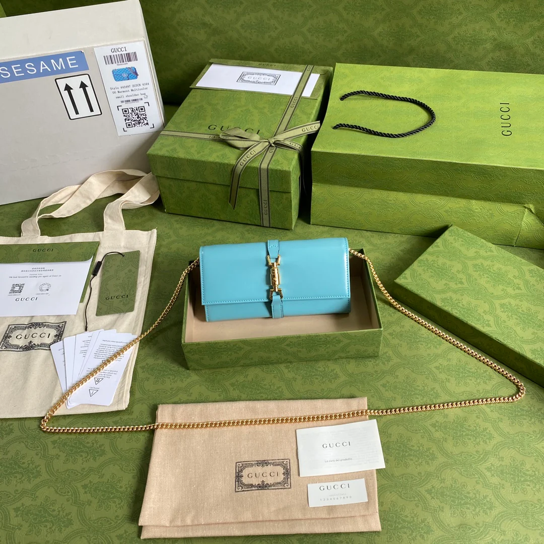 Новая сумка Gucci Jackie 1961 с цепочкой.