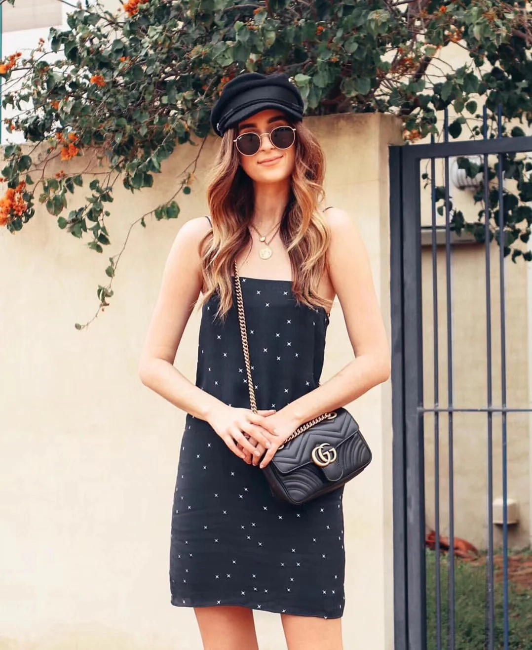 Gucci Marmont Black Medium 26cm - 26-7-5cm