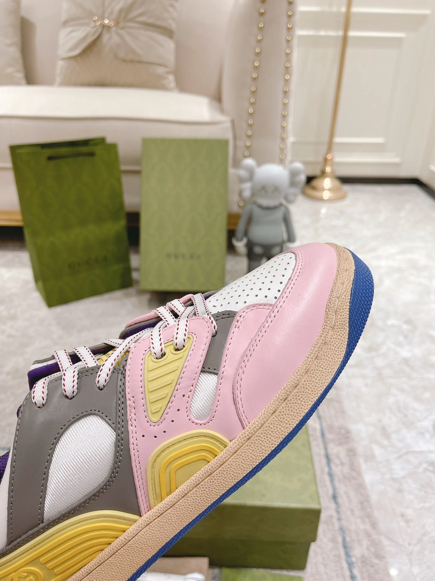 Коллекция Gucci с Недели моды в Милане 2022 — Корзина — Серия кроссовок — Парный стиль