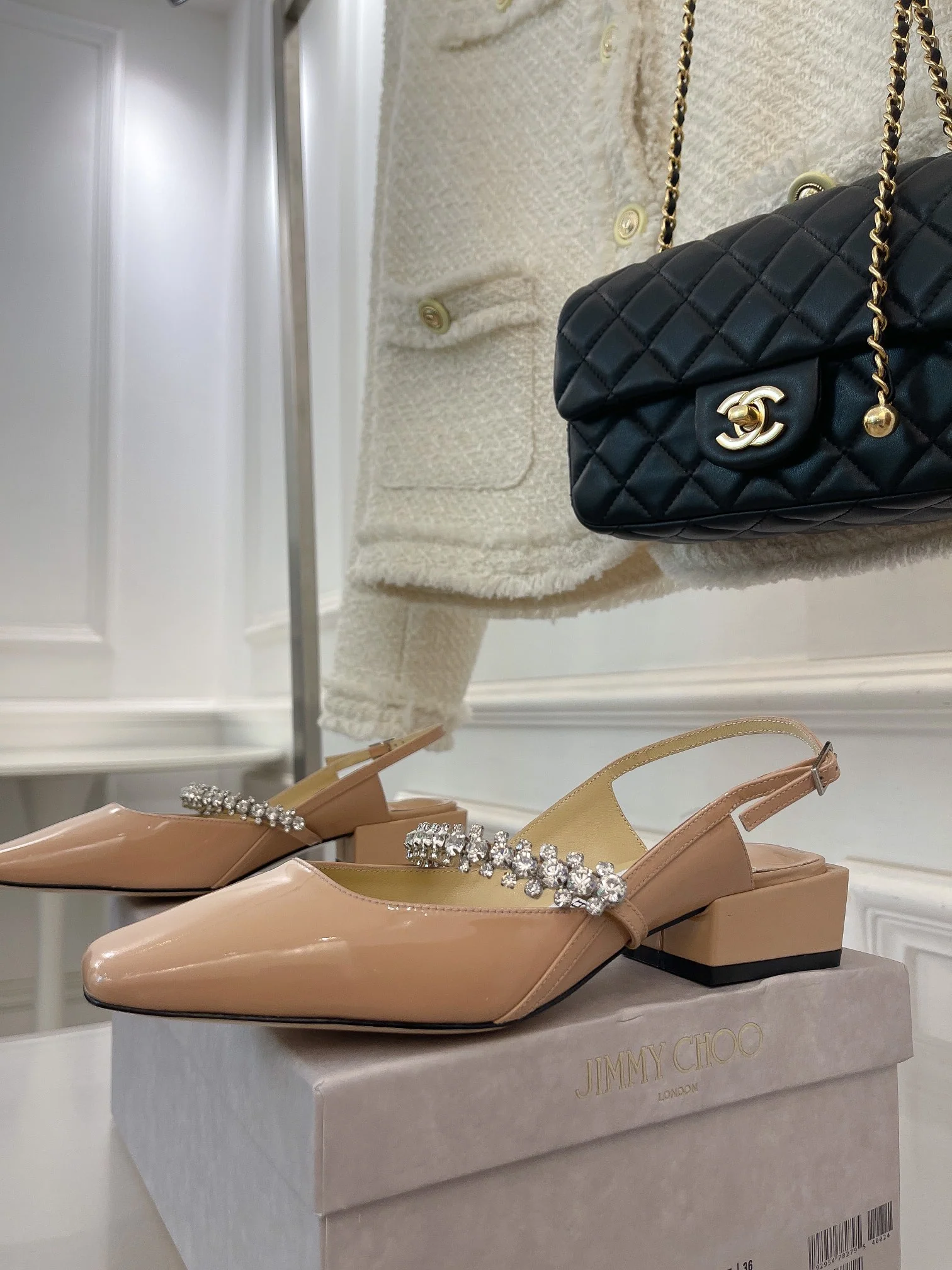 Сандалии Jimmy Pink с квадратным носком