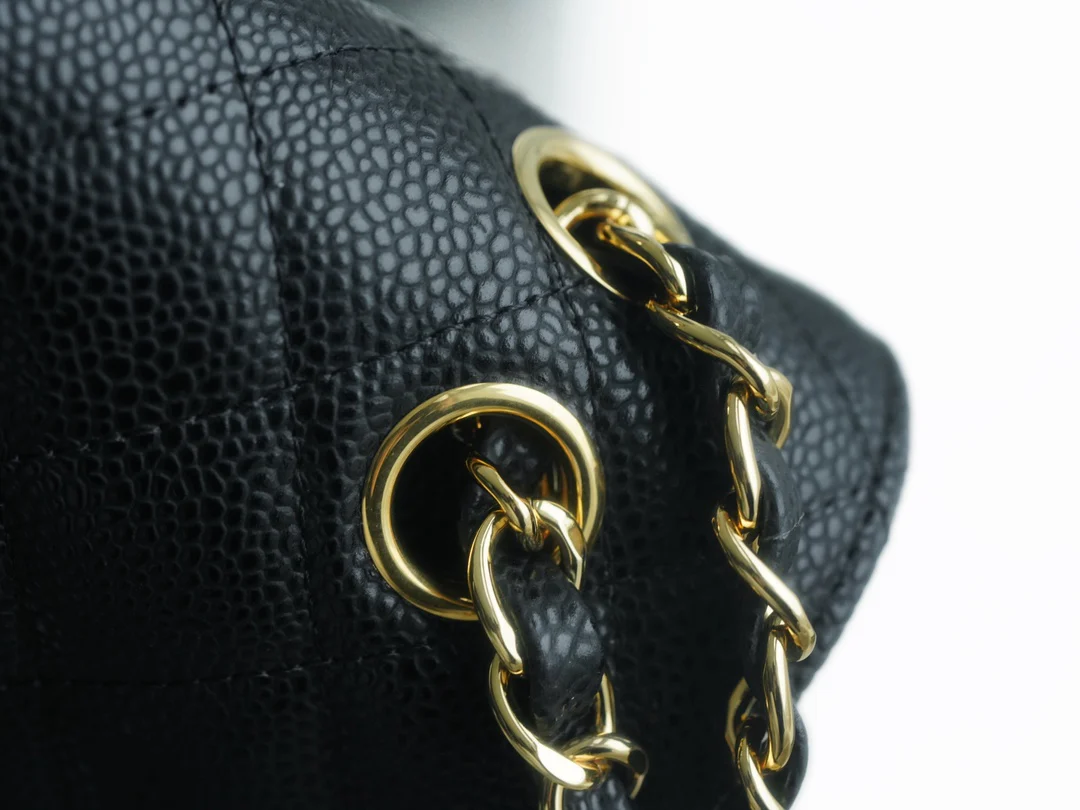 Chanel Classic Flap Caviar Black Small