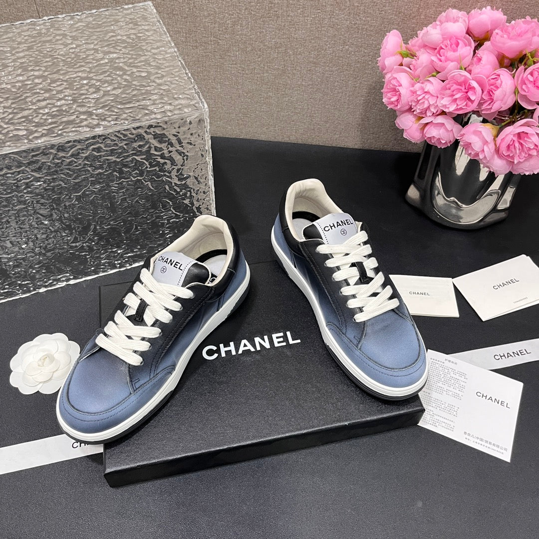 Повседневные туфли Chanel 2024 - темно-синие