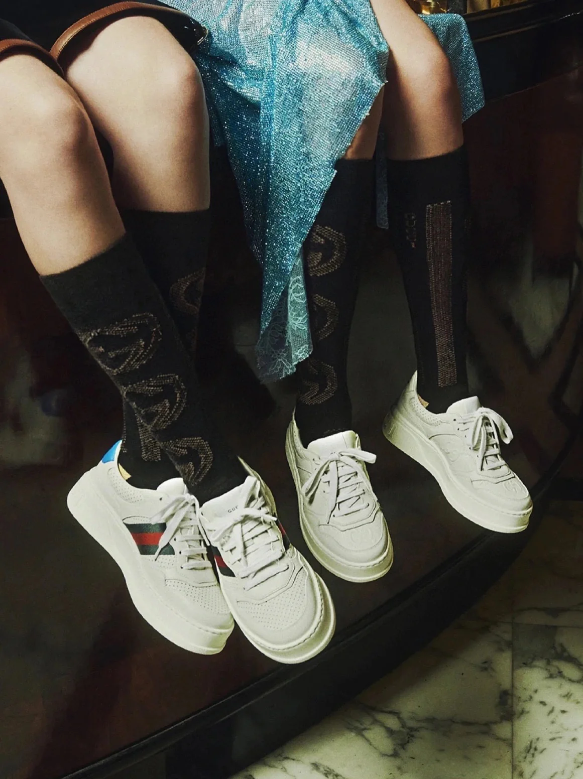 Gucci - Кроссовки на платформе - Повседневная обувь - Кроссовки