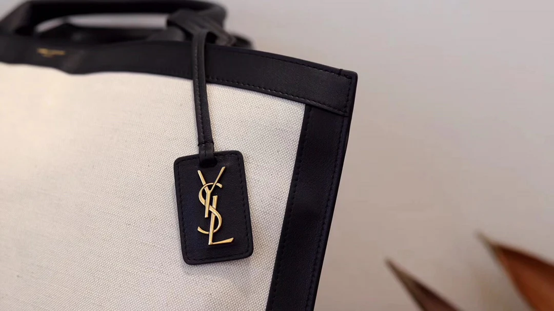 Сумка-шоппер YSL - черная