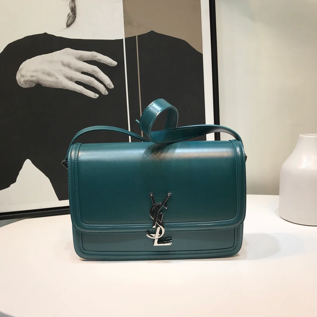 Сумка YSL Solferino Tofu - Зеленый - 23см