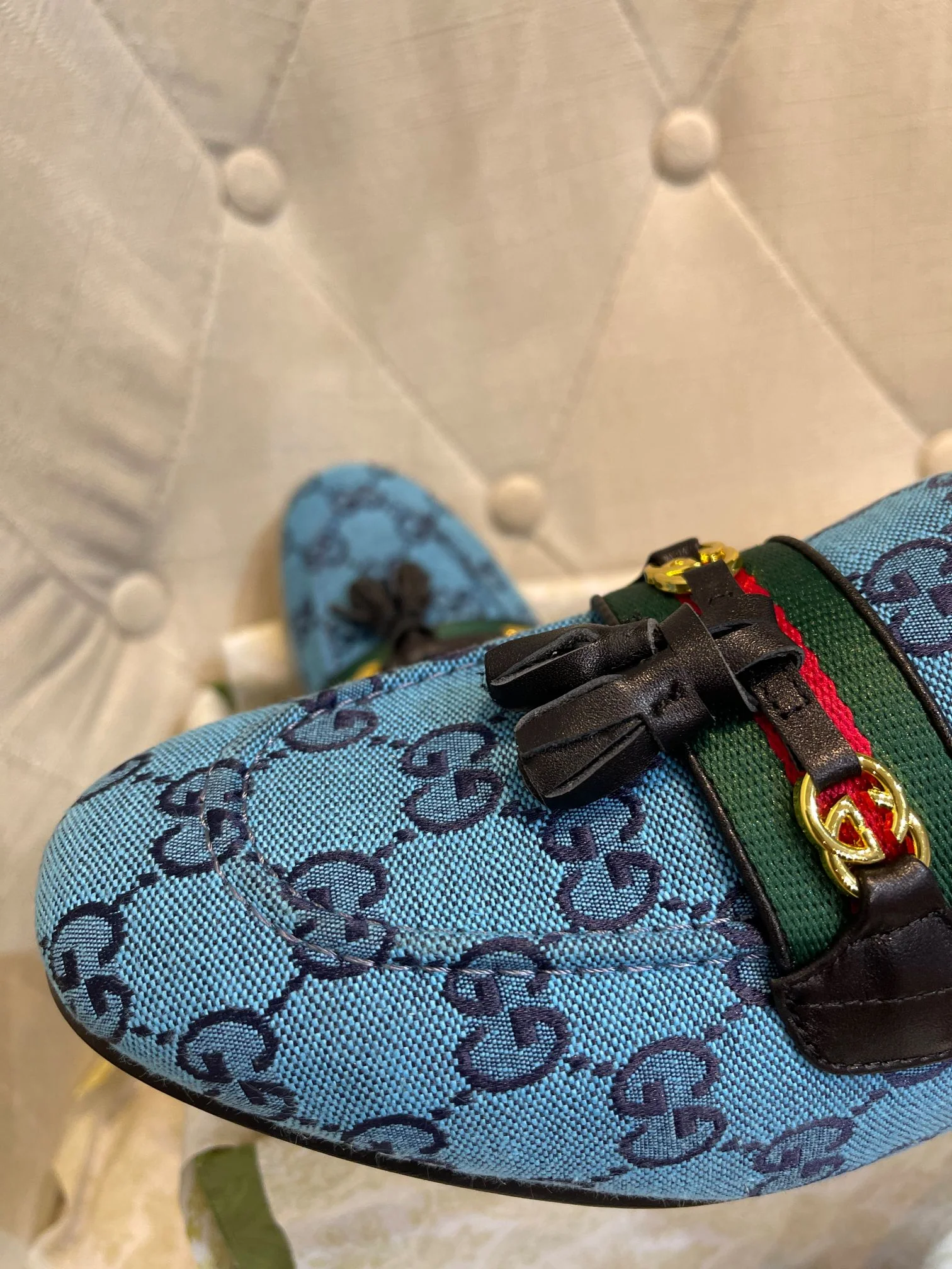 Gucci — Подвеска с кисточками — Тапочки — Мюли — 3