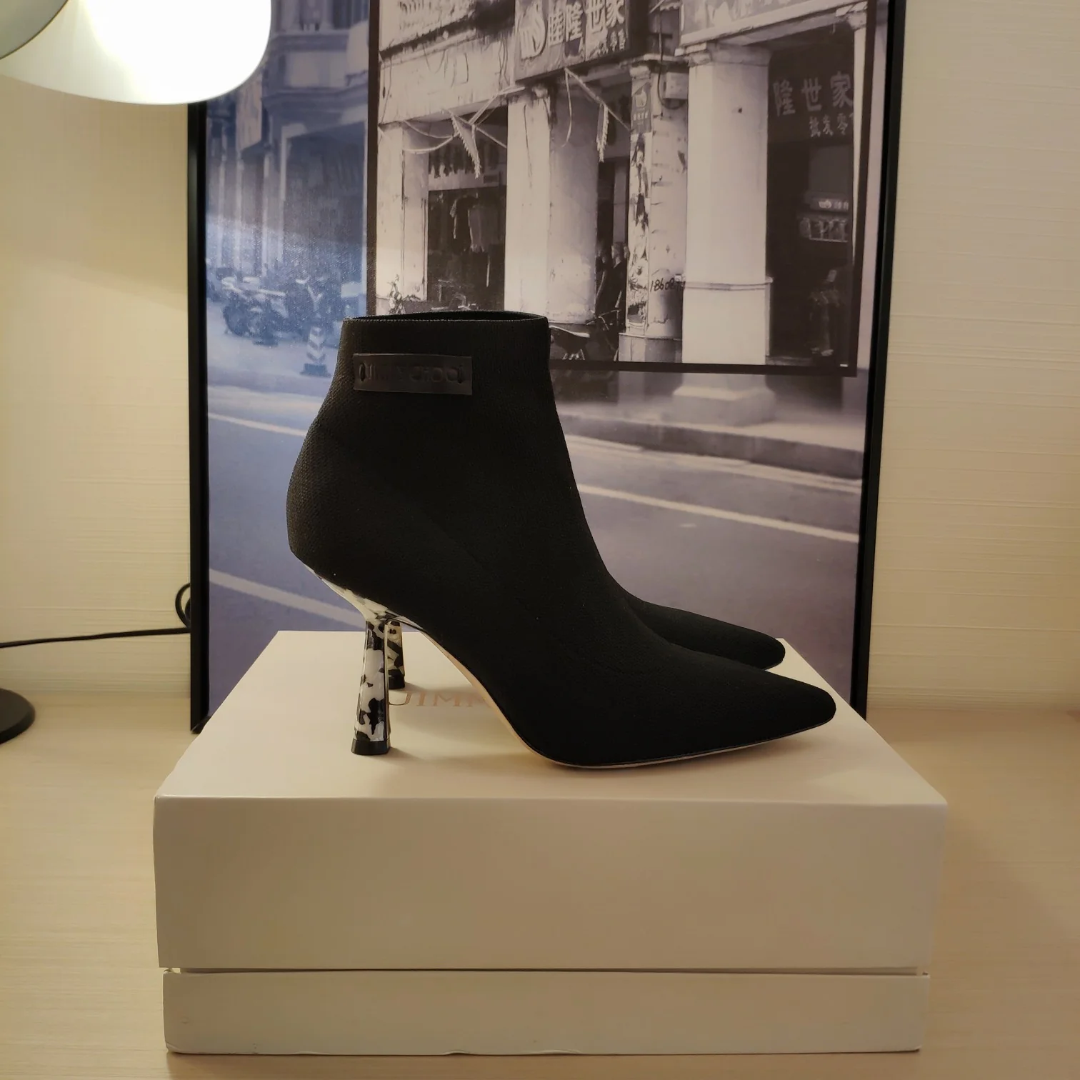 Джимми - Туфли на шпильках - Ботинки-носки