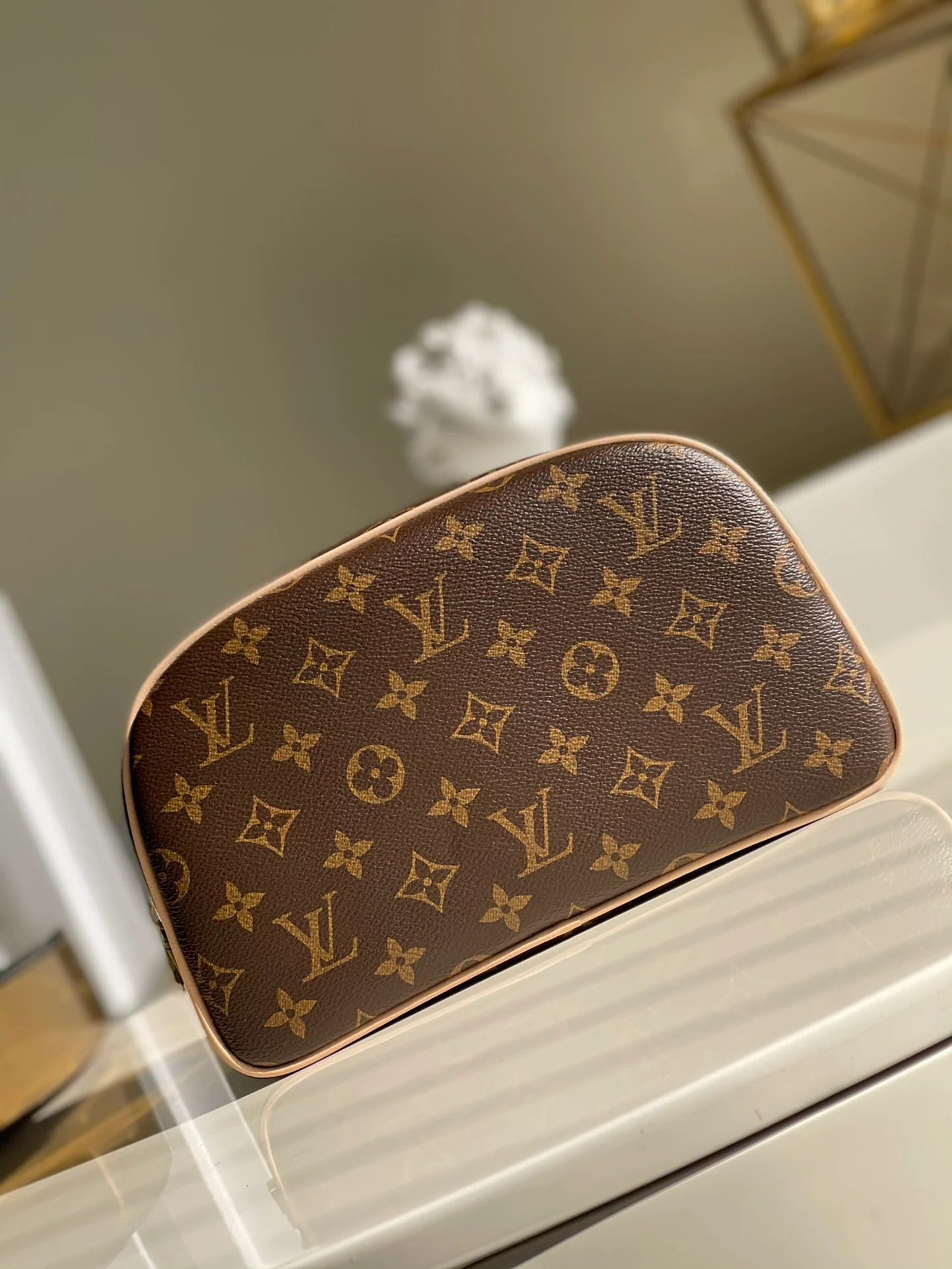 lv-m47527-damier холщовая косметичка - клатч