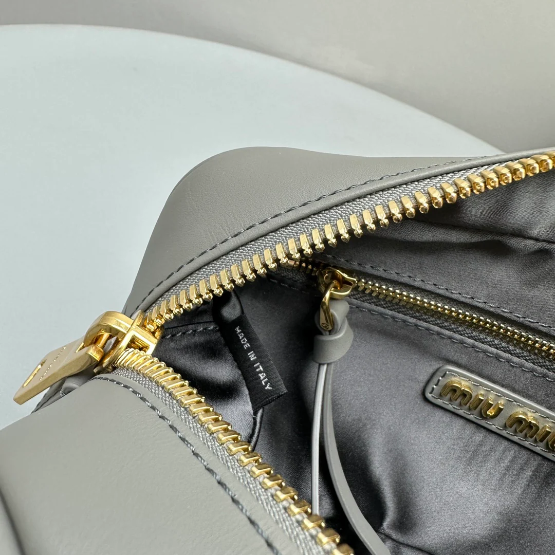 Сумка для боулинга Miu Miu - Маленькая - Серая