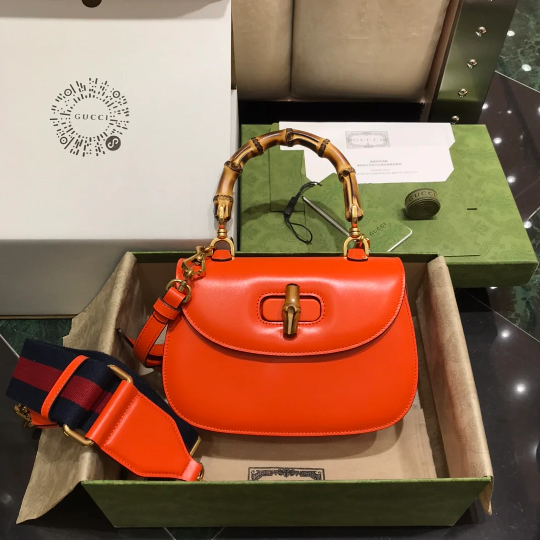 Сумка Gucci Aria Fashion Aria из бамбука - 1