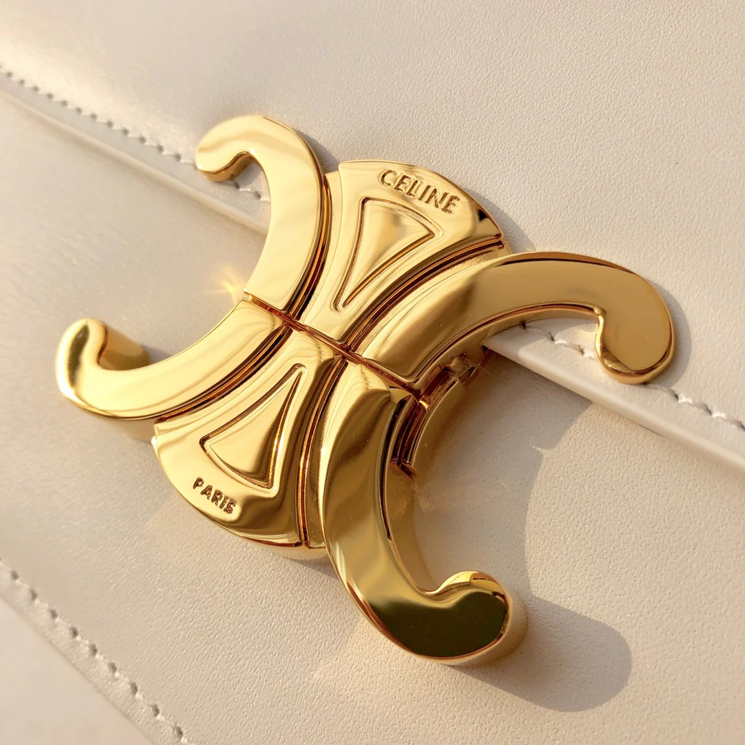 Сумка Celine Triomphe из телячьей кожи - подростковая - 18 - 5 см - 4