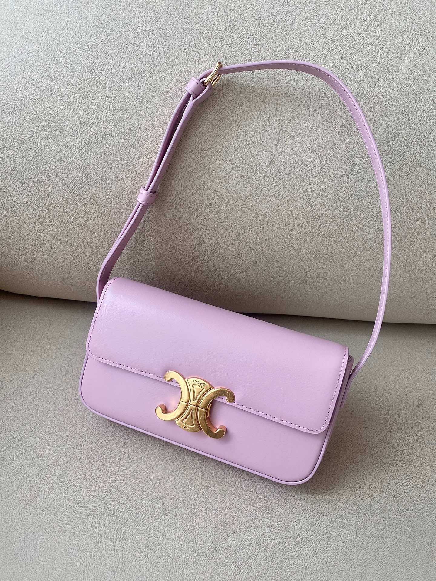 Кожаный рюкзак Celine Triomphe - сумка через плечо