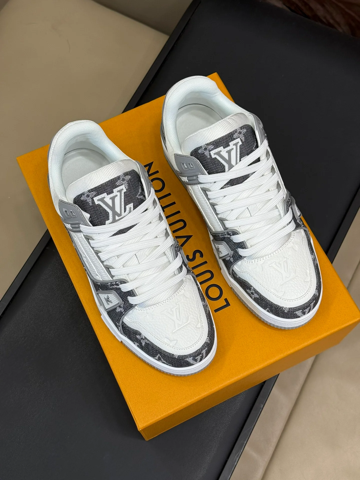 Скейтбордные кроссовки LV-2024 - Серые - 1