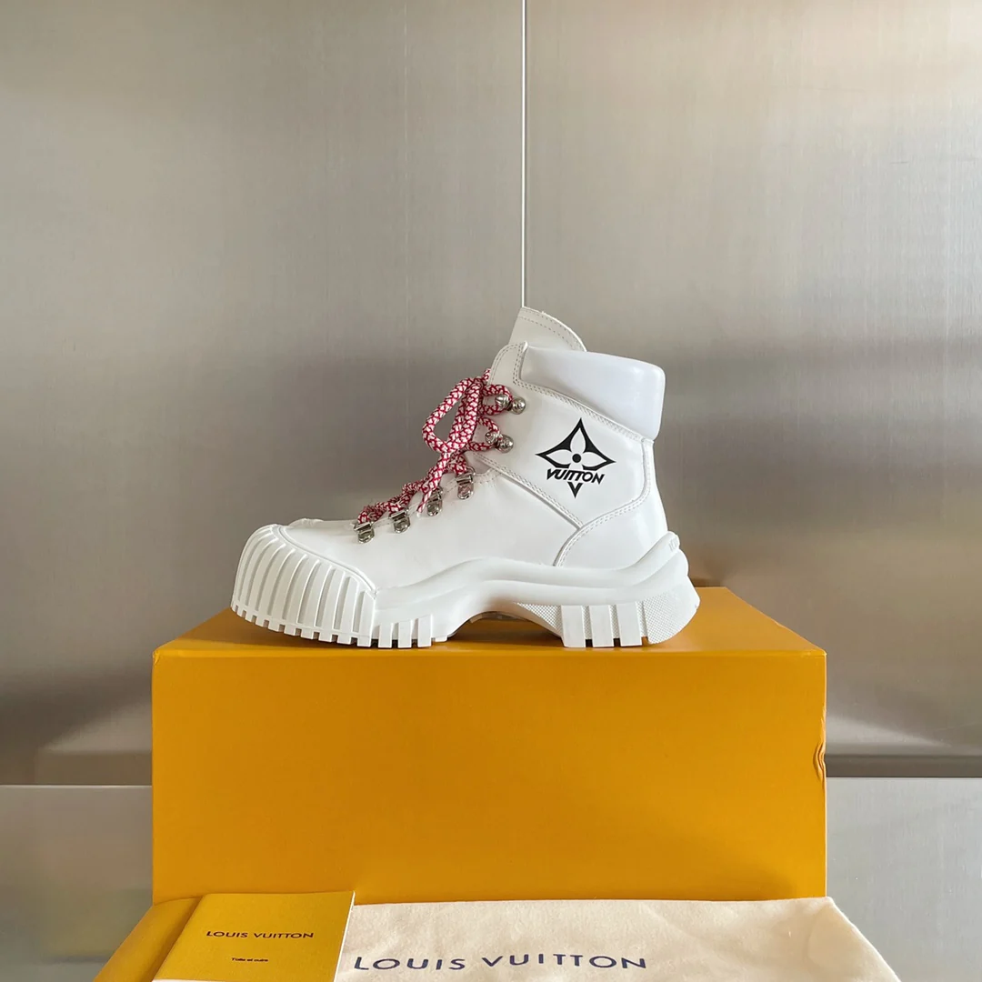 LV - Новинка сезона осень/зима 2022 - Ботильоны Ruby - Белые - 1