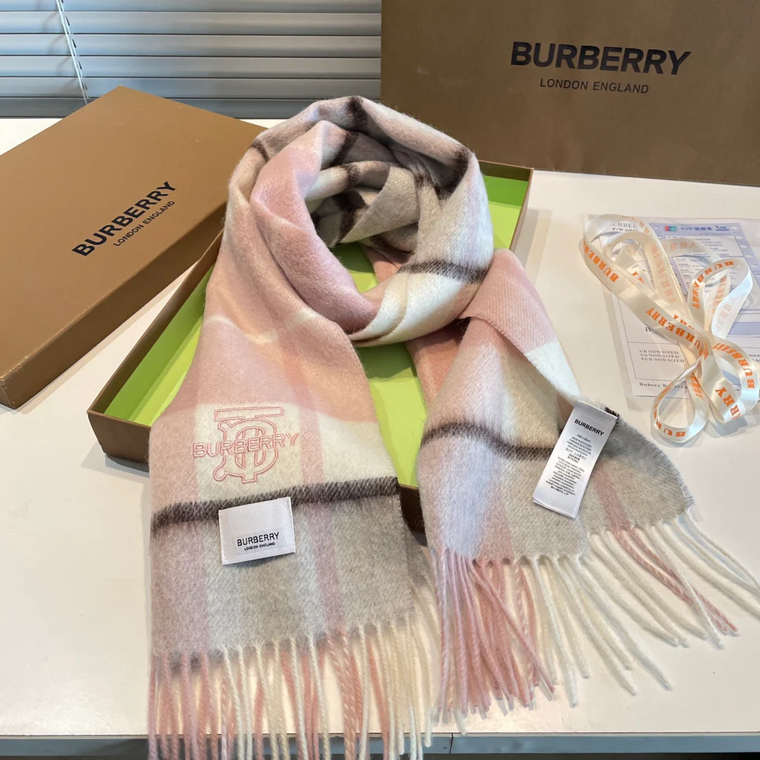 Шарф Burberry с узором ?Водяная эрозия? (30 см x 180 см)