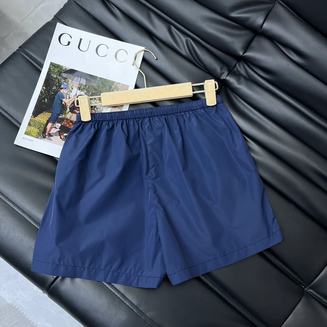 Новый тонкий нейлоновый костюм с капюшоном Miu Miu-2404-24 - синий