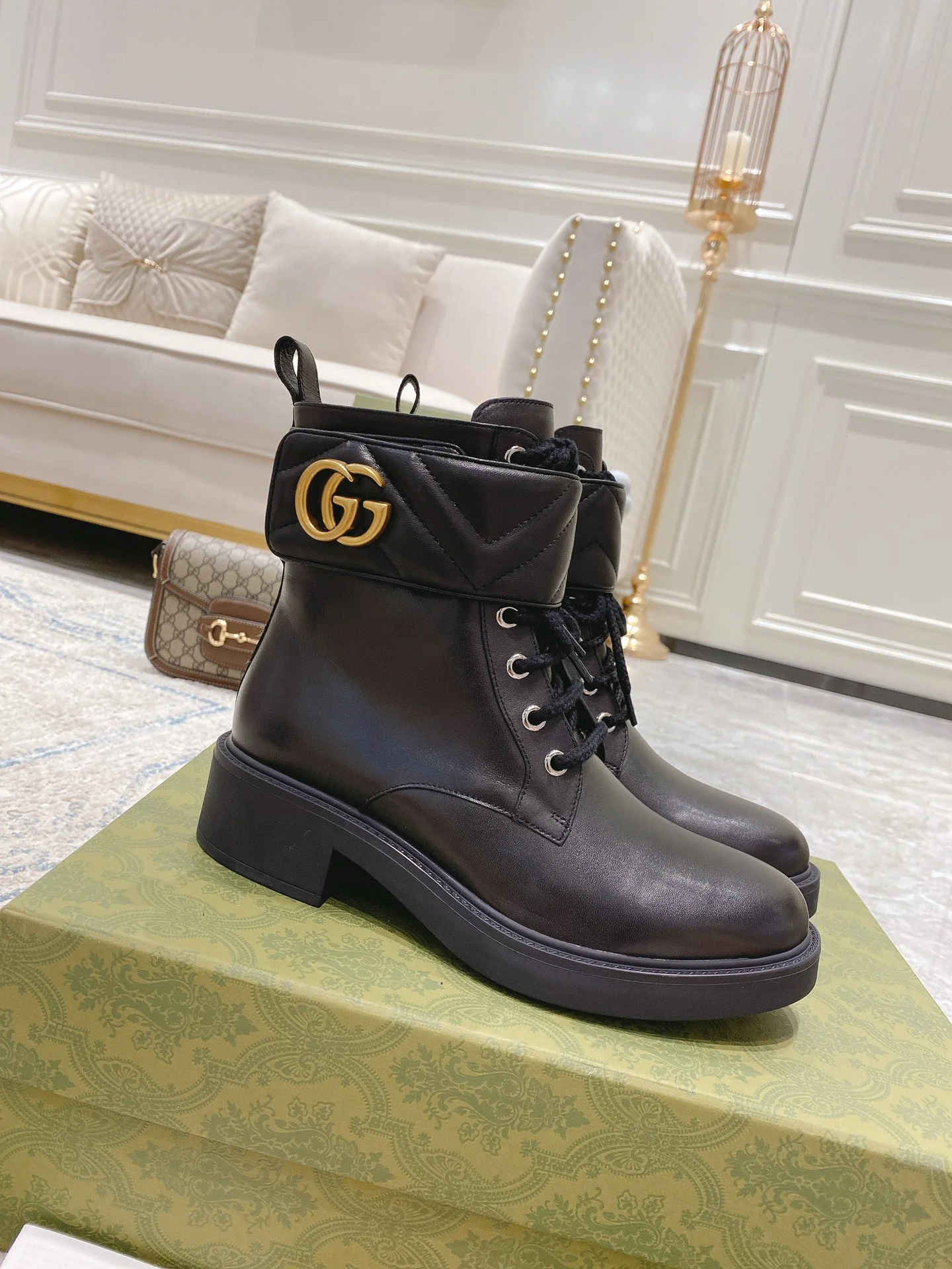 Ботинки Gucci 22ss Dr. Martens
