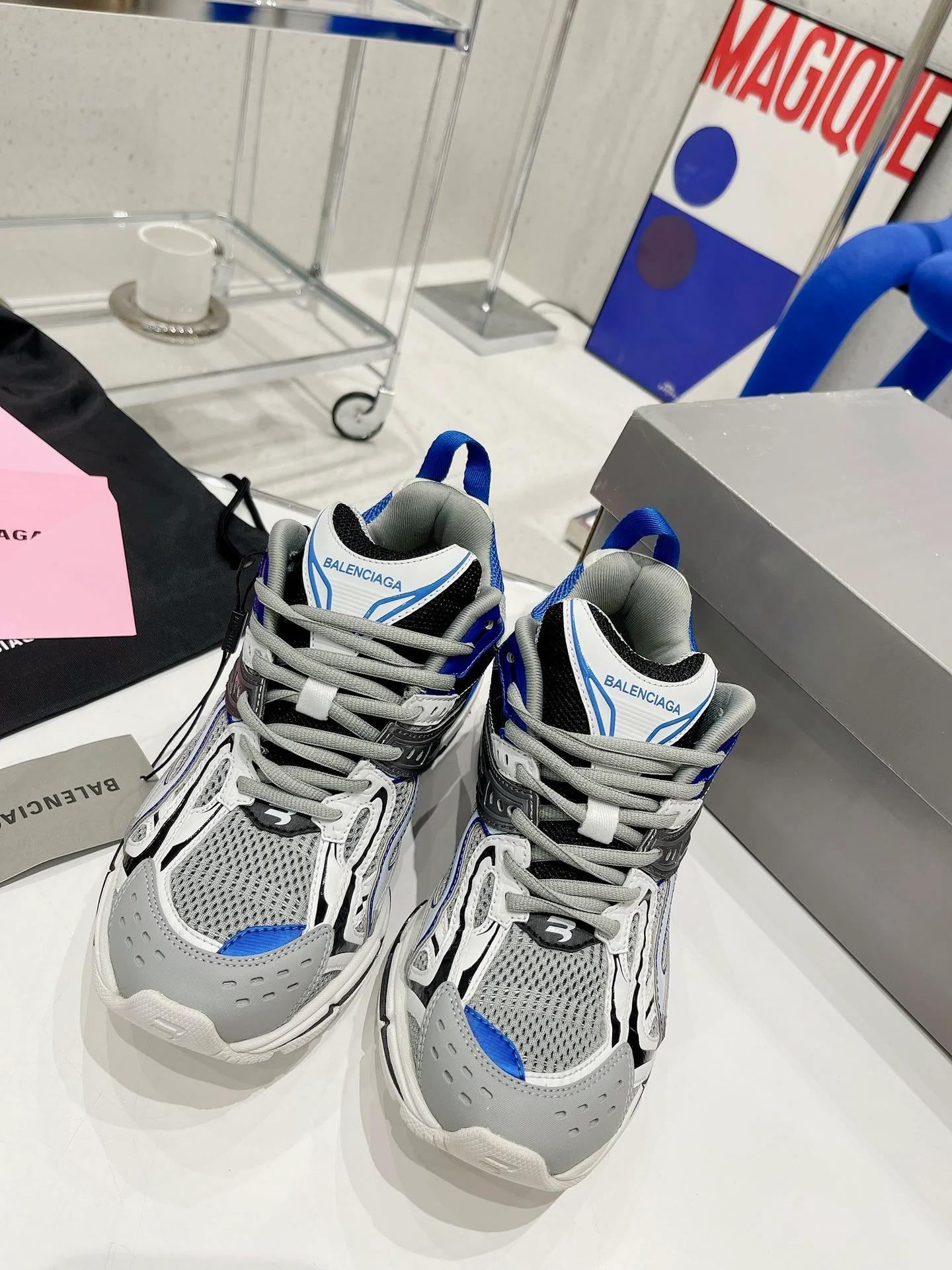 Balenciaga Ретро Весенние Массивные Туфли Парные - 2