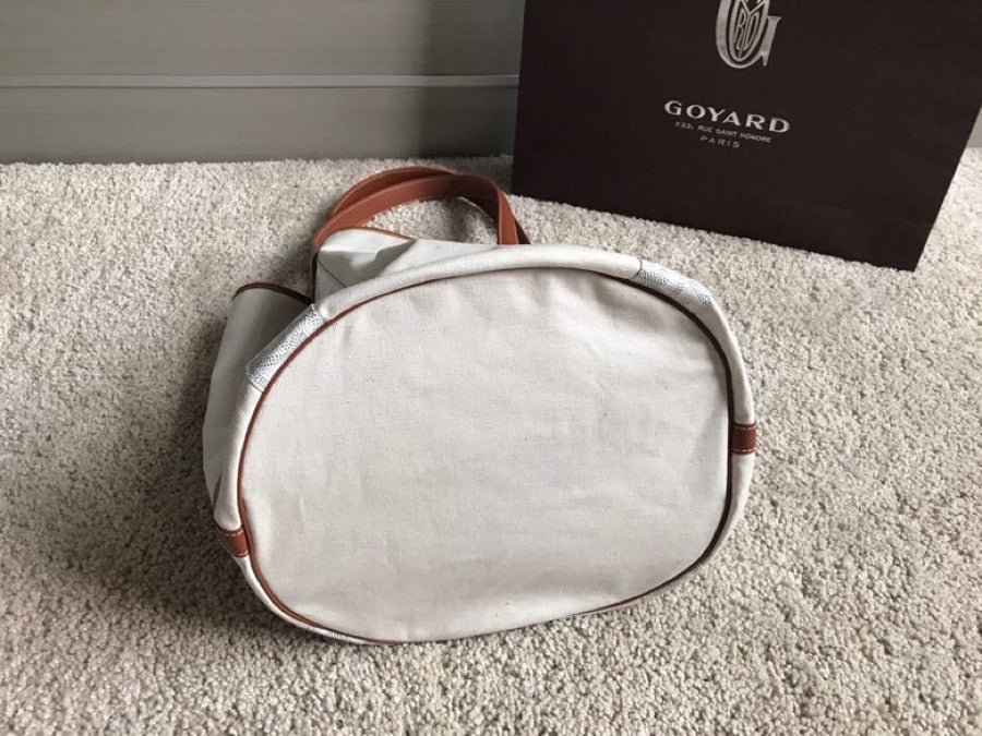 Новинка 2018 года от Goyard - в стиле Сунь Цзяня - двусторонняя пляжная сумка - белая