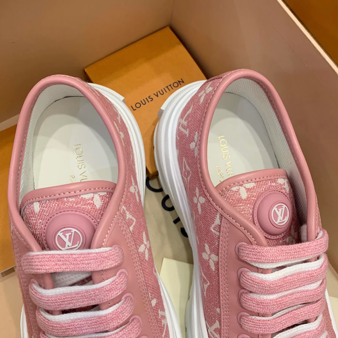 Обувь LV - LV Squad - Низкие спортивные/повседневные кроссовки - Розовые