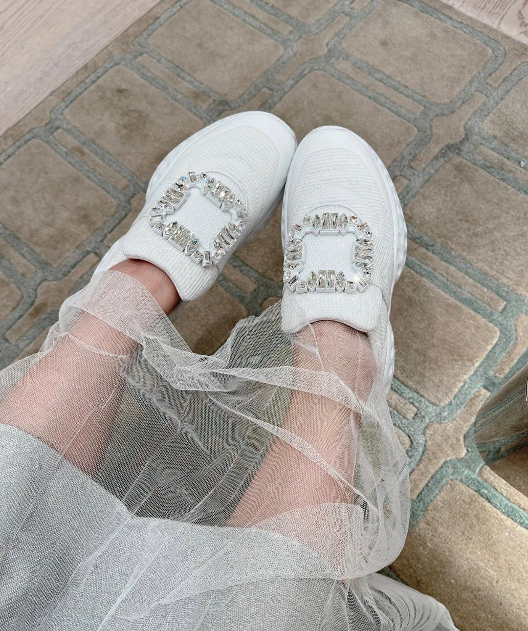 Кроссовки viv-run с пряжками и тканевой отделкой - черные