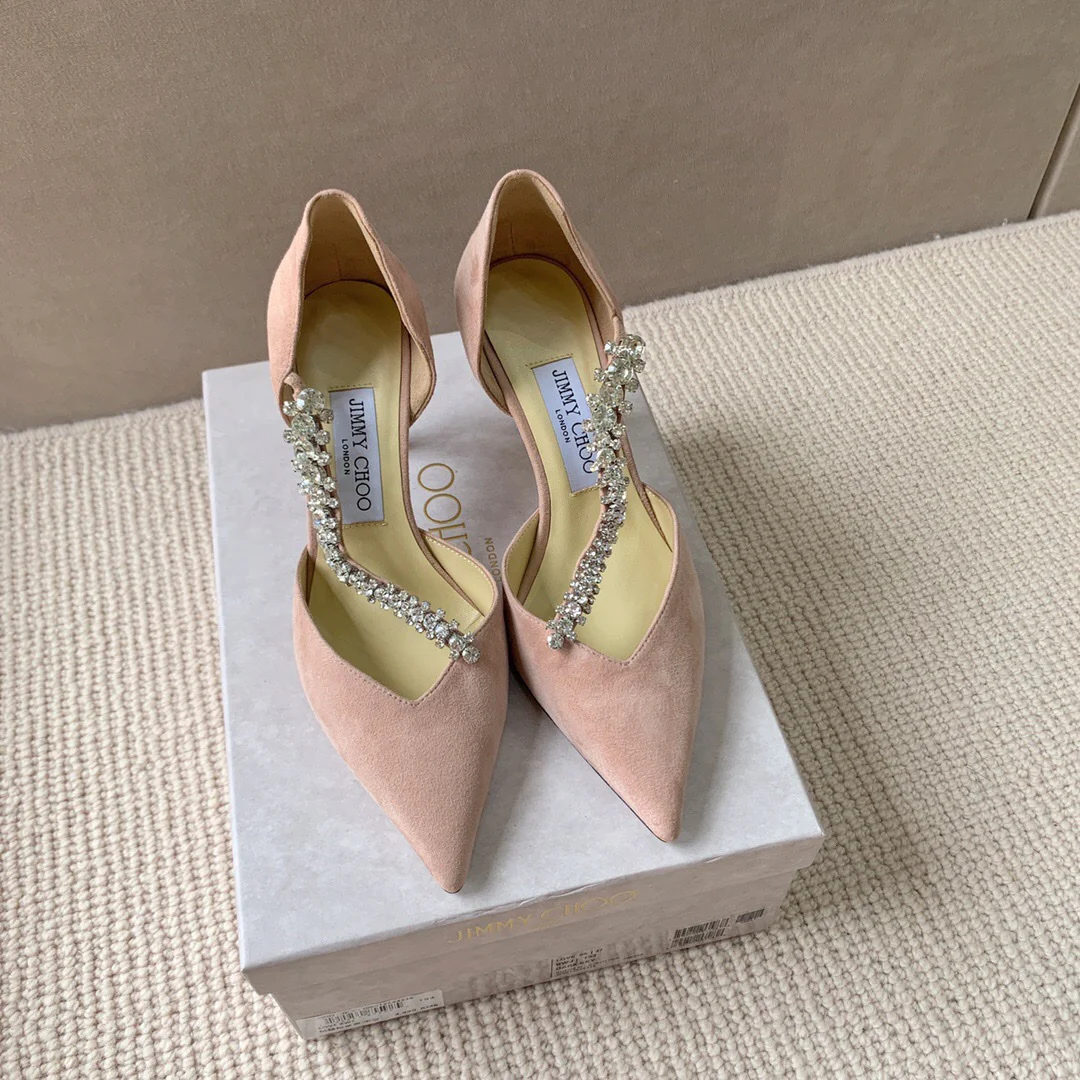 Туфли на высоком каблуке с острым носком Jimmy