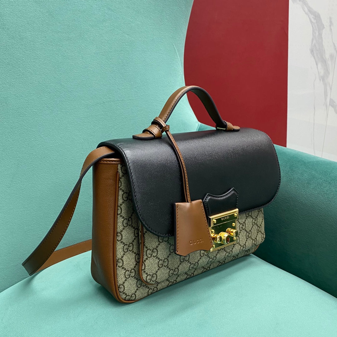 Сумка-мессенджер Gucci с замком (большая)