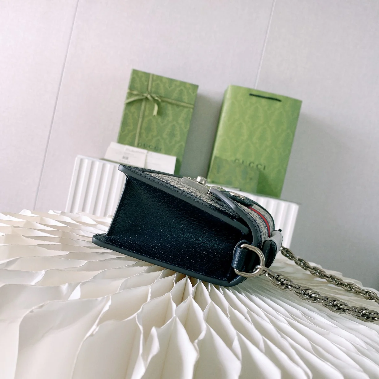 Мини-сумочка Gucci Ophidia/сумка через плечо - 17 см (5x13x6 см) - синяя