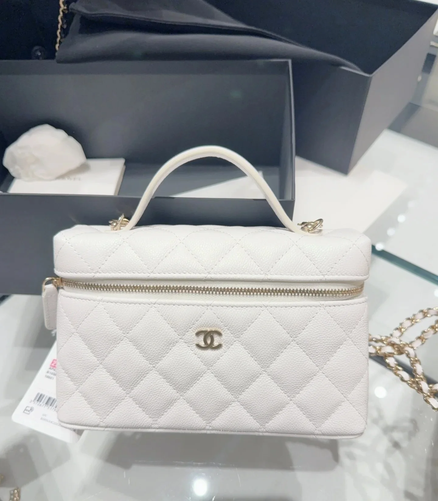 Сумка для ланча Chanel 25c-LP - белая