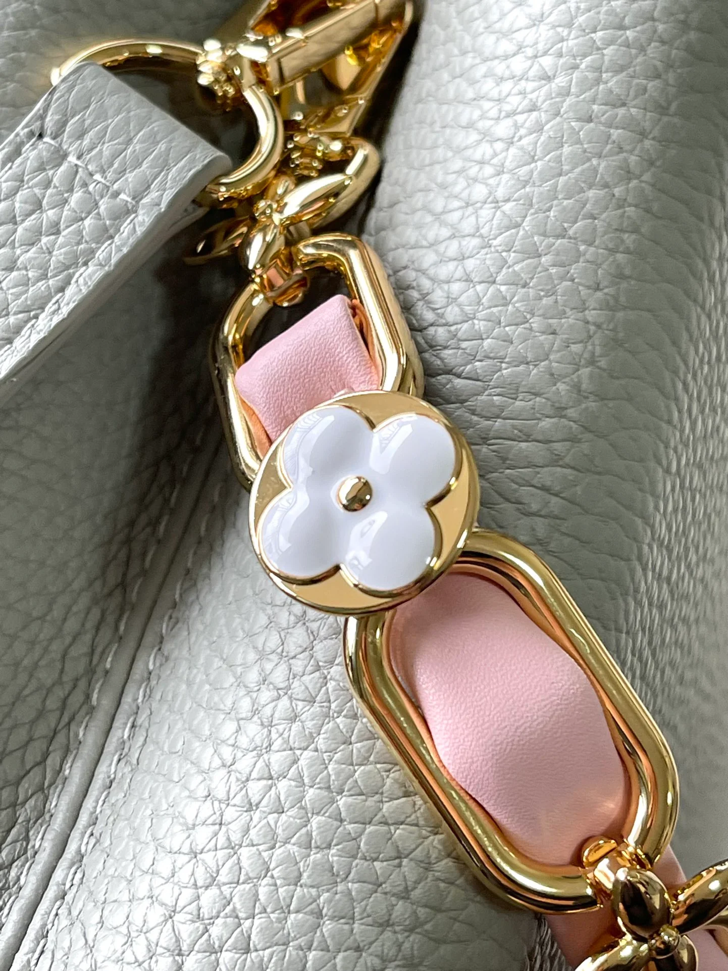 m23280-LV-capucines Маленькая сумочка/сумка через плечо - Серая