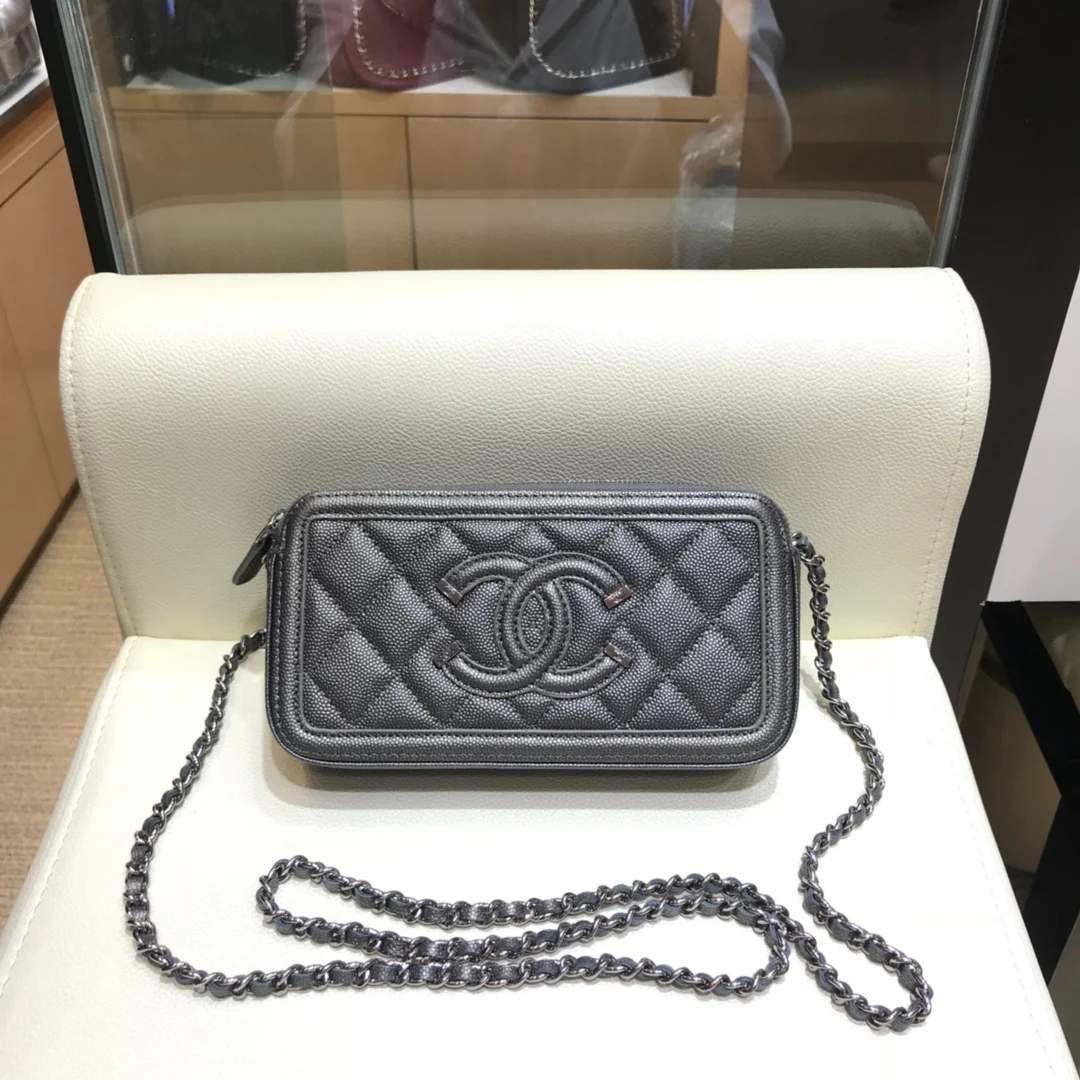 Chanel - Стеганая цепочка - Маленькая - Цепочка отстегивается