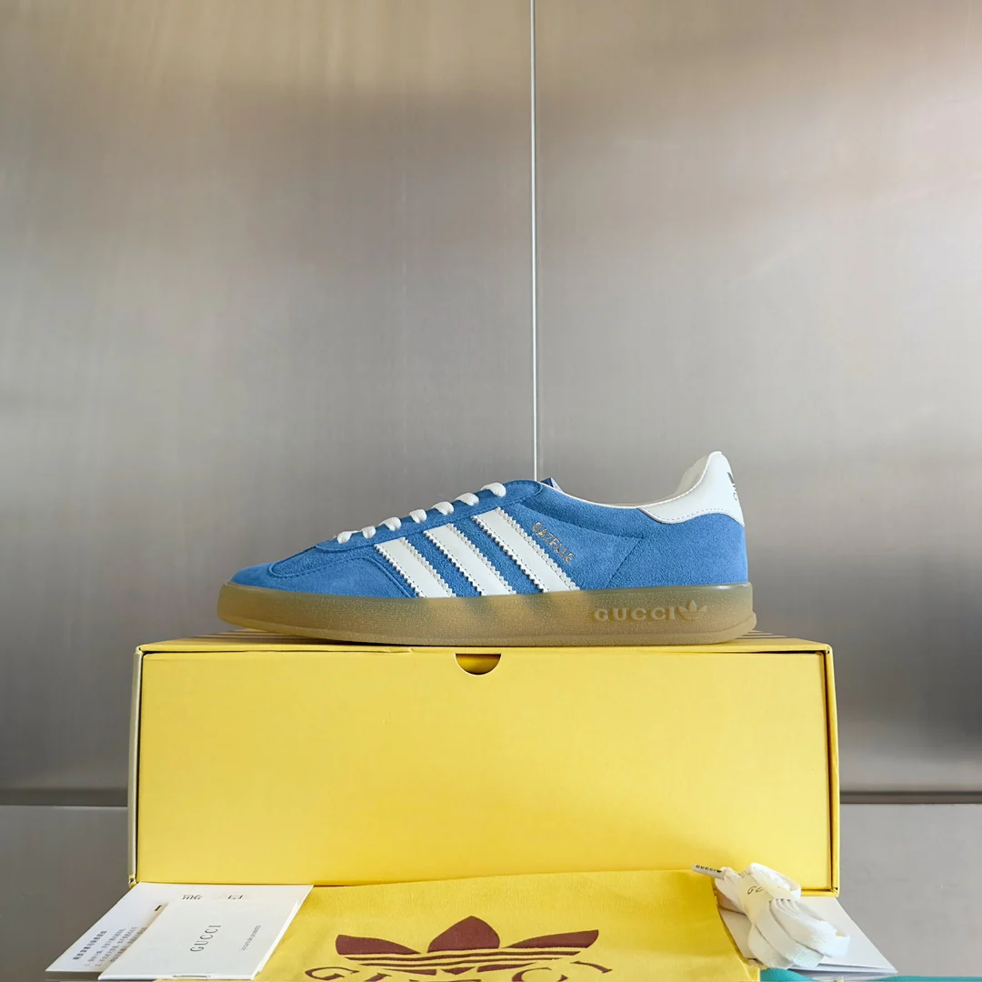 Скейтбордные кроссовки Gucci 2024 - синие