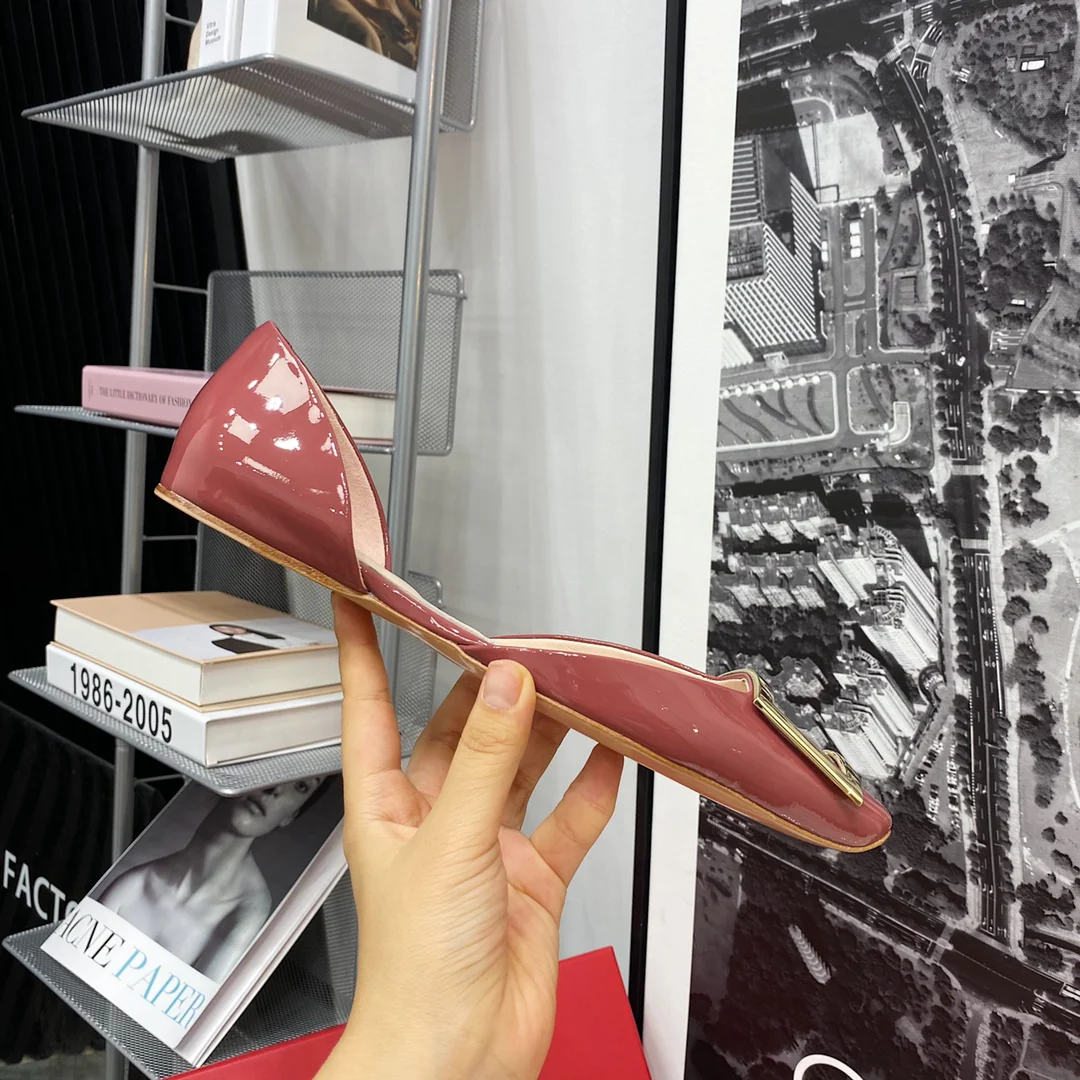 RV Плоский квадратный носок - Розовый