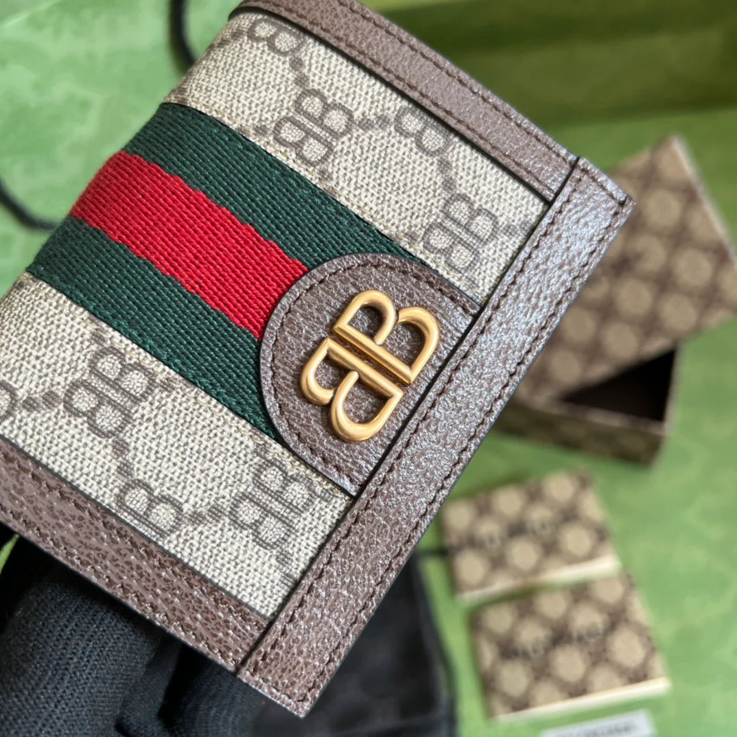 Gucci x Balenciaga 联名短夹