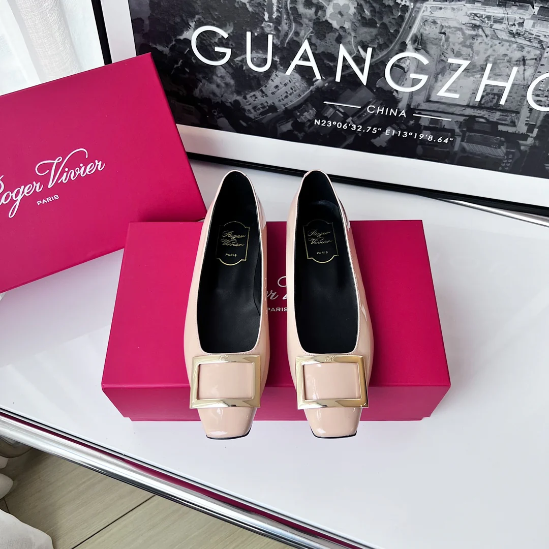 Туфли RV - классические балетки - телесного цвета