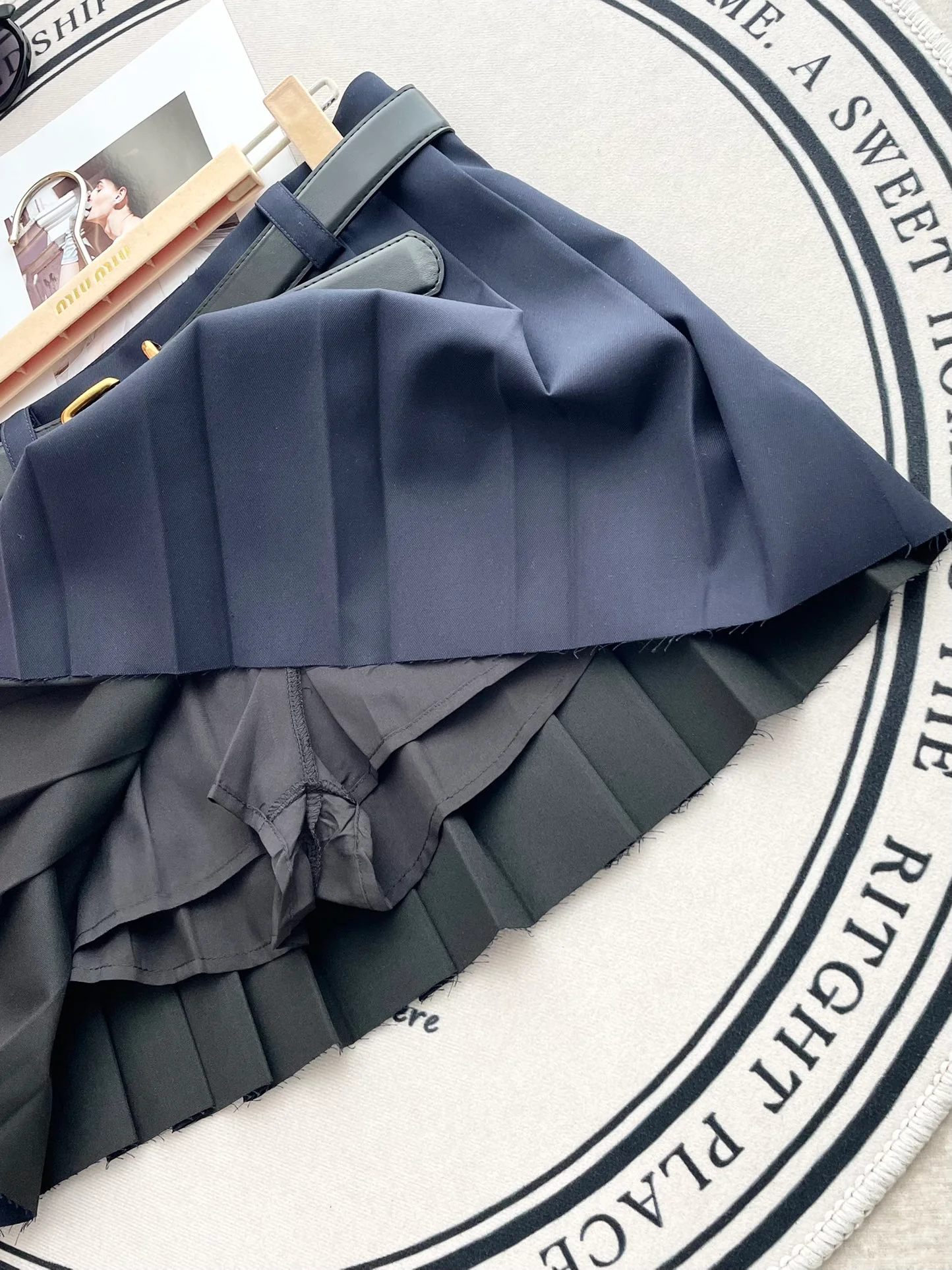 Miu Miu - 2404 - Новая плиссированная юбка весна/лето - пояс в комплекте