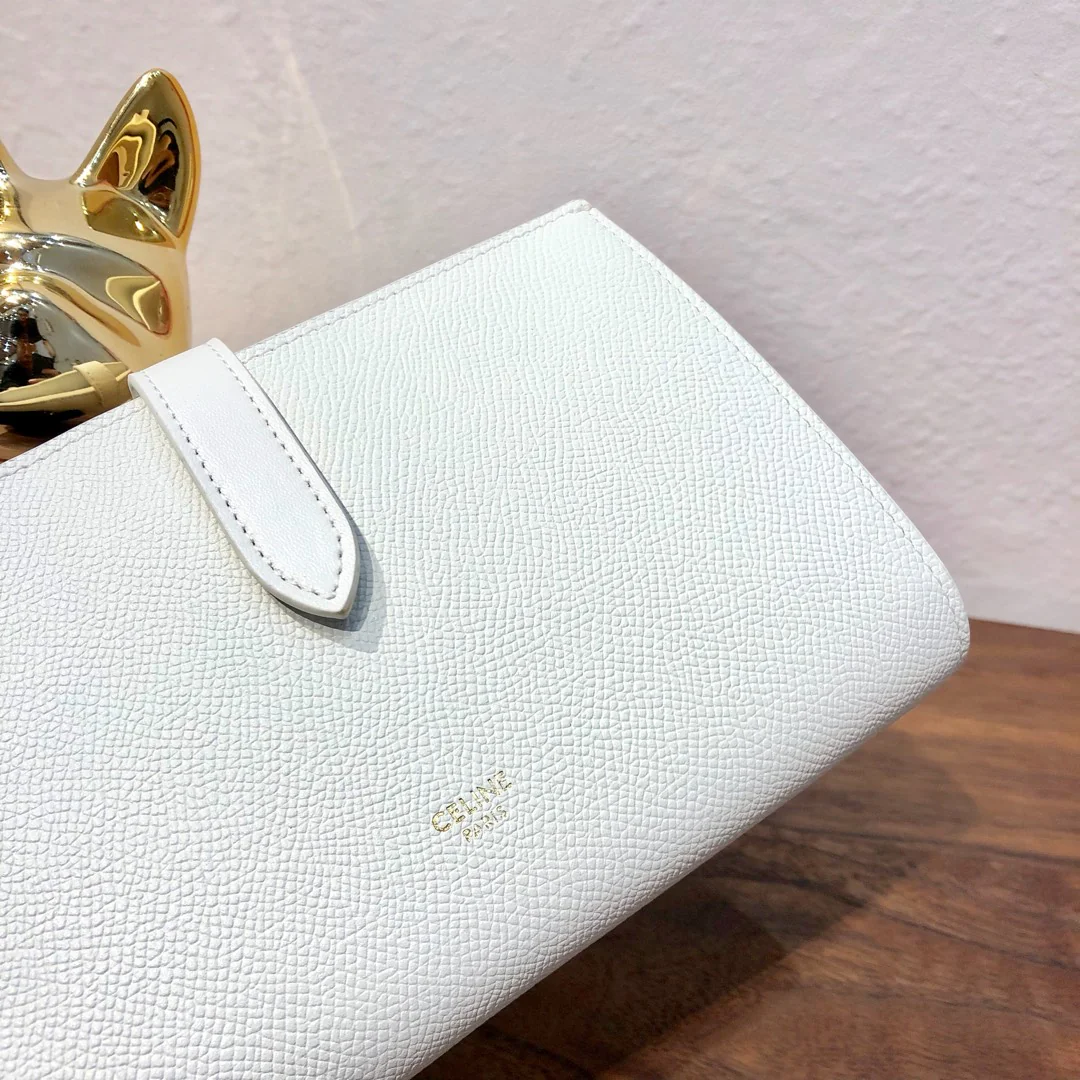 Кошелек Celine с ремешком из зернистой телячьей кожи - 2 шт.