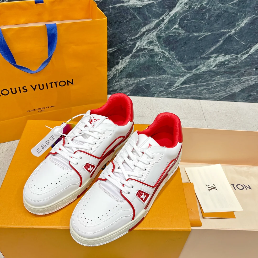 LV - Кожаные кроссовки - Повседневная обувь - Мужские - 5