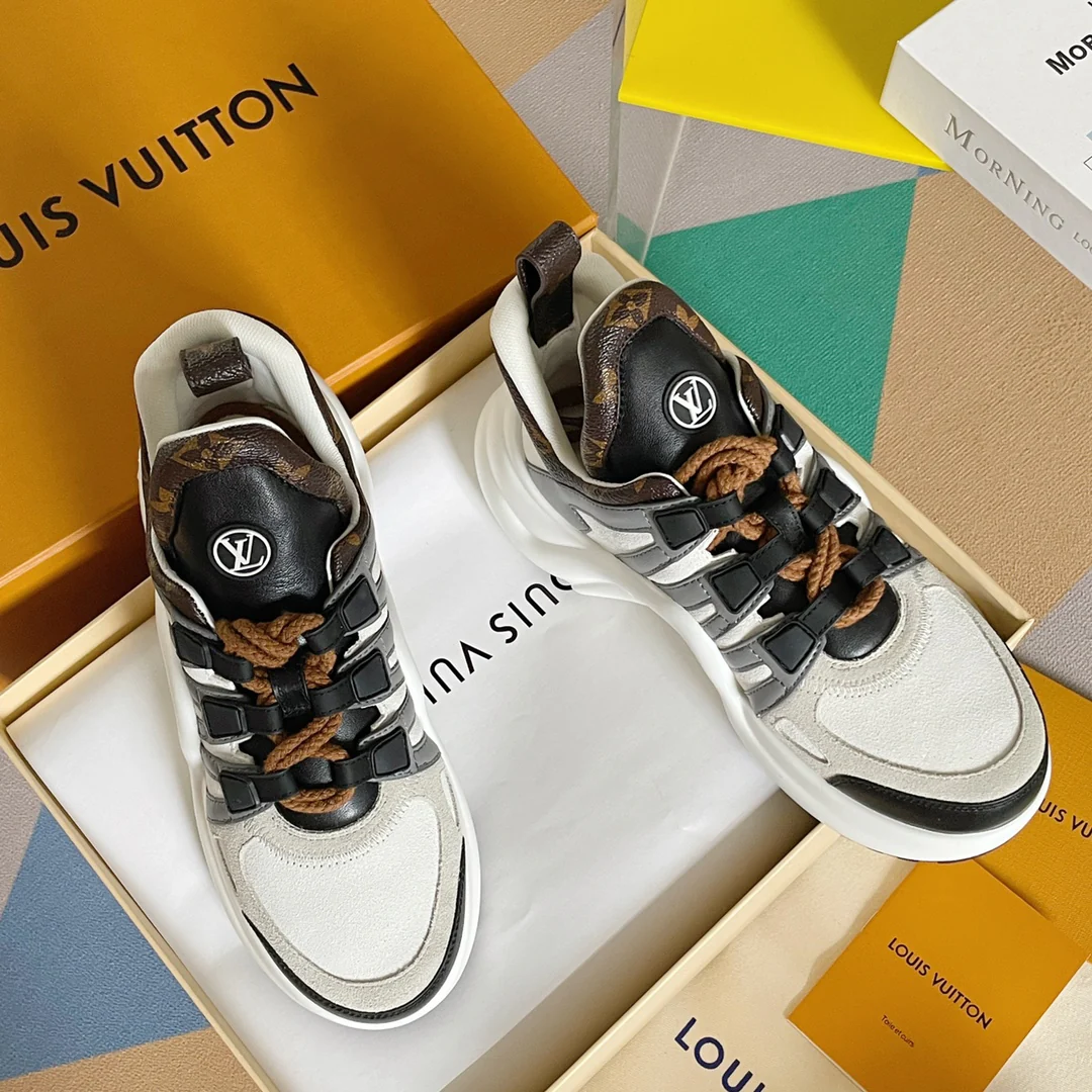 Кроссовки LV Archlight Series - New Dad Shoes - Бело-серые