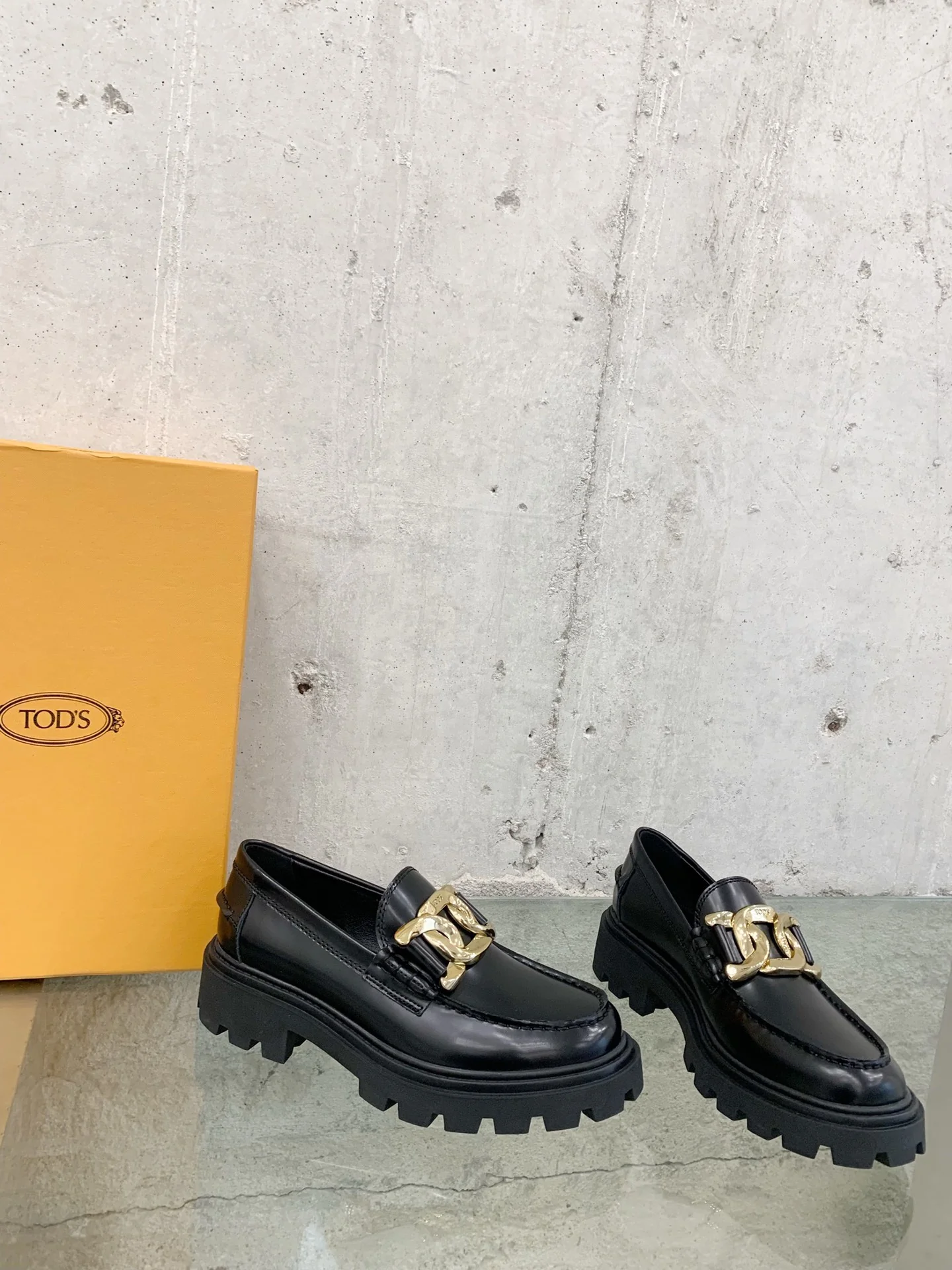 Лоферы на платформе Tods - 7