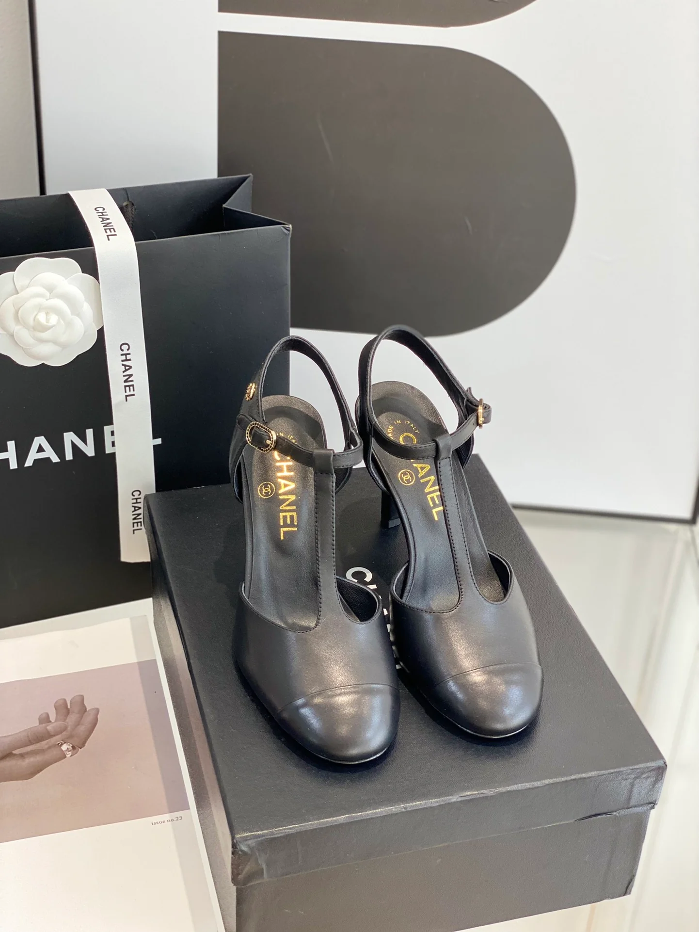 Туфли на каблуке Chanel 