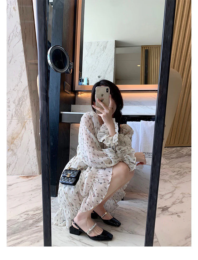 Черные сандалии-балетки Jimmy с квадратным носком