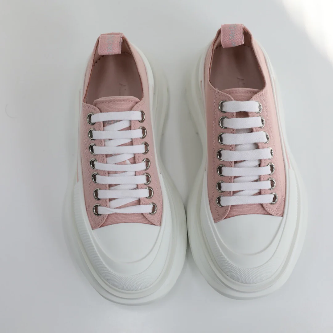 Кед на платформе McQueen - унисекс - розовый