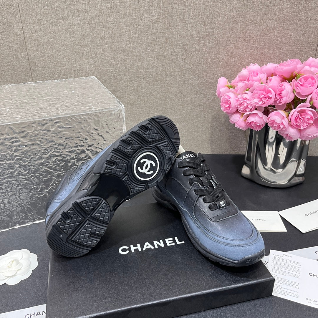 Повседневные туфли Chanel 2024 - синие