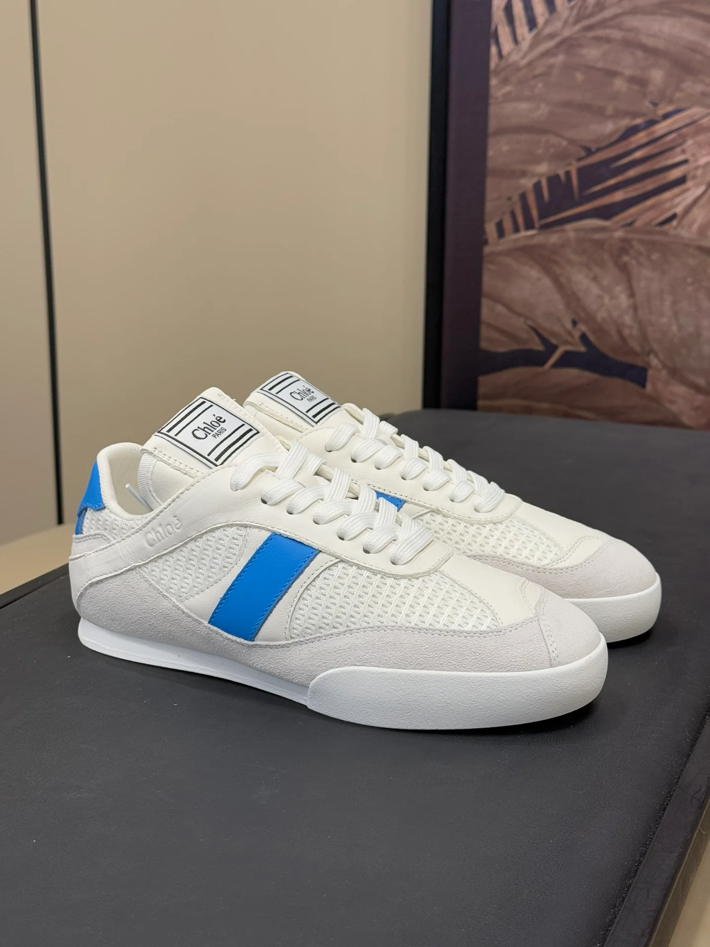 Повседневные туфли Chloe 2024 - белые