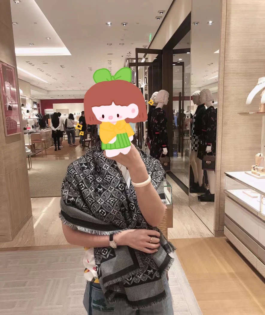 Шаль LV Monogram - 142 - 5 см - 1