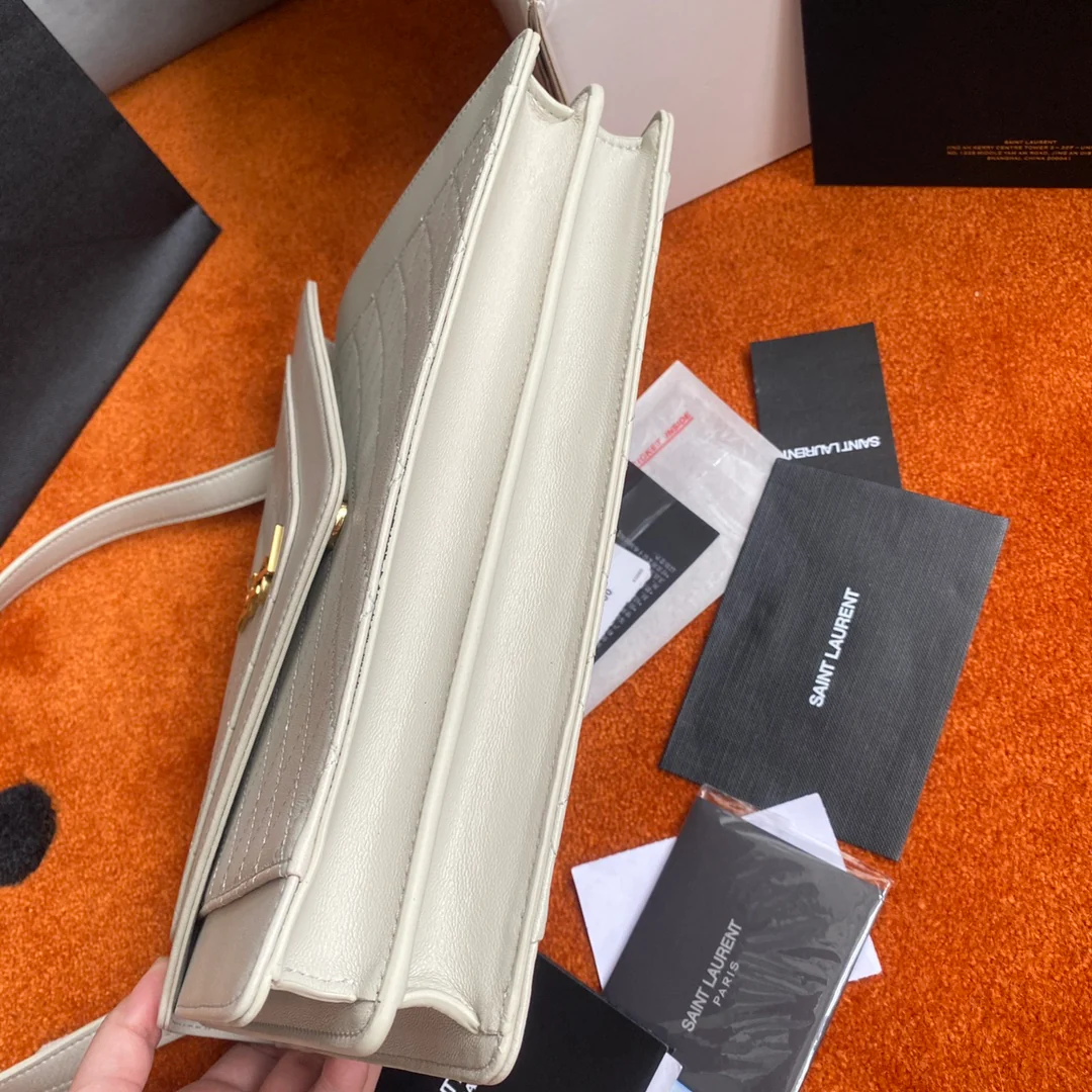 Большая сумка-конверт из овечьей кожи YSL-gaby