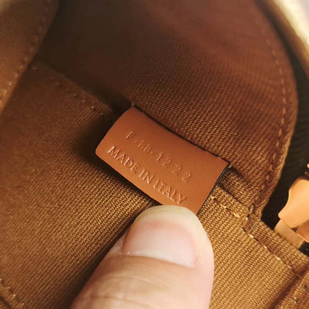 Сумка-коробка Celine с монограммой - коричневая